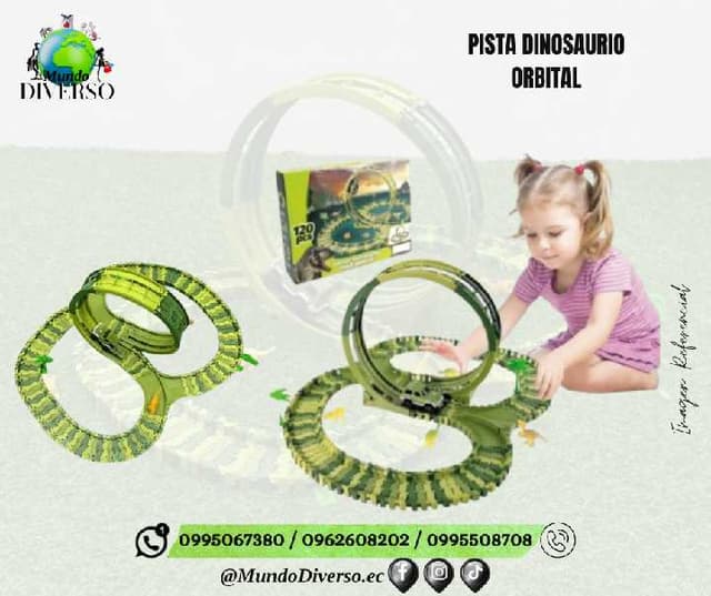 Pista Dinosaurio orbital