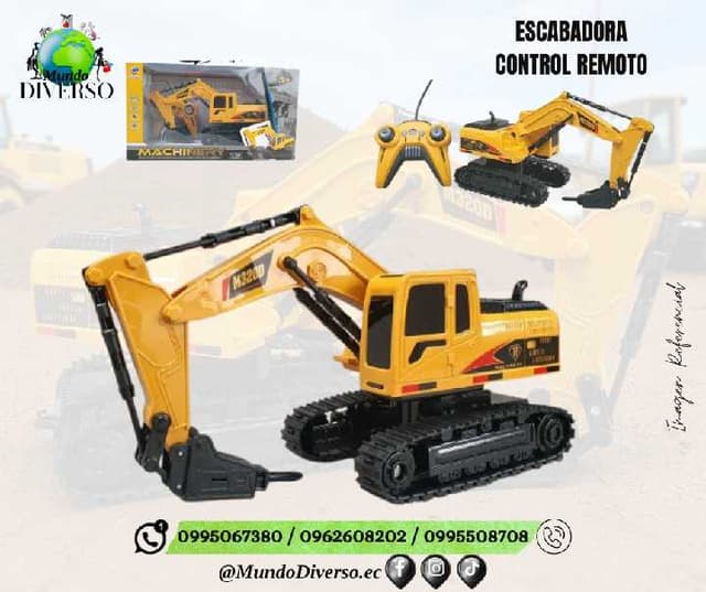Escavadira Control remoto
